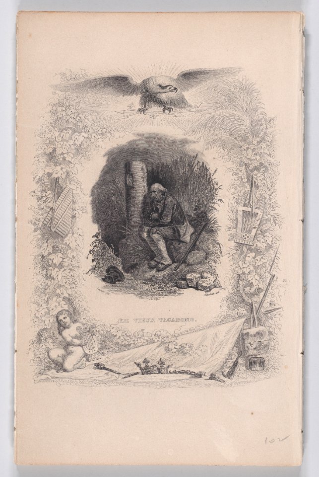 "The Old Vagabond" from The Complete Works of Béranger Met DP887645