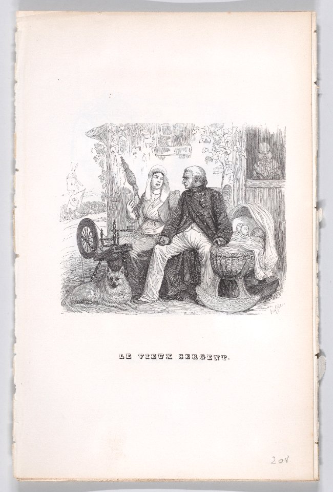 "The Old Sergeant" from The Complete Works of Béranger Met DP887600