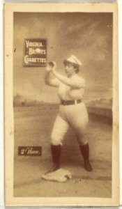 2nd Base, from the Girl Baseball Players series (N48, Type 2) for Virginia Brights Cigarettes MET DP827393