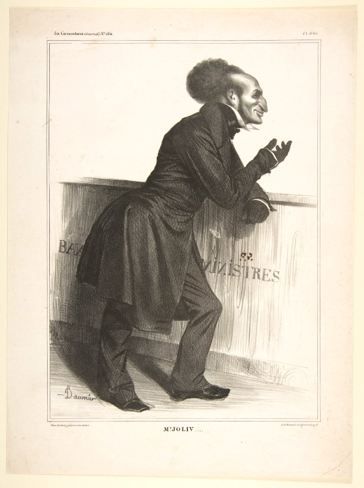 Adolphe Jollivet, published in La Caricature no. 164, December 27, 1833 MET DP818595