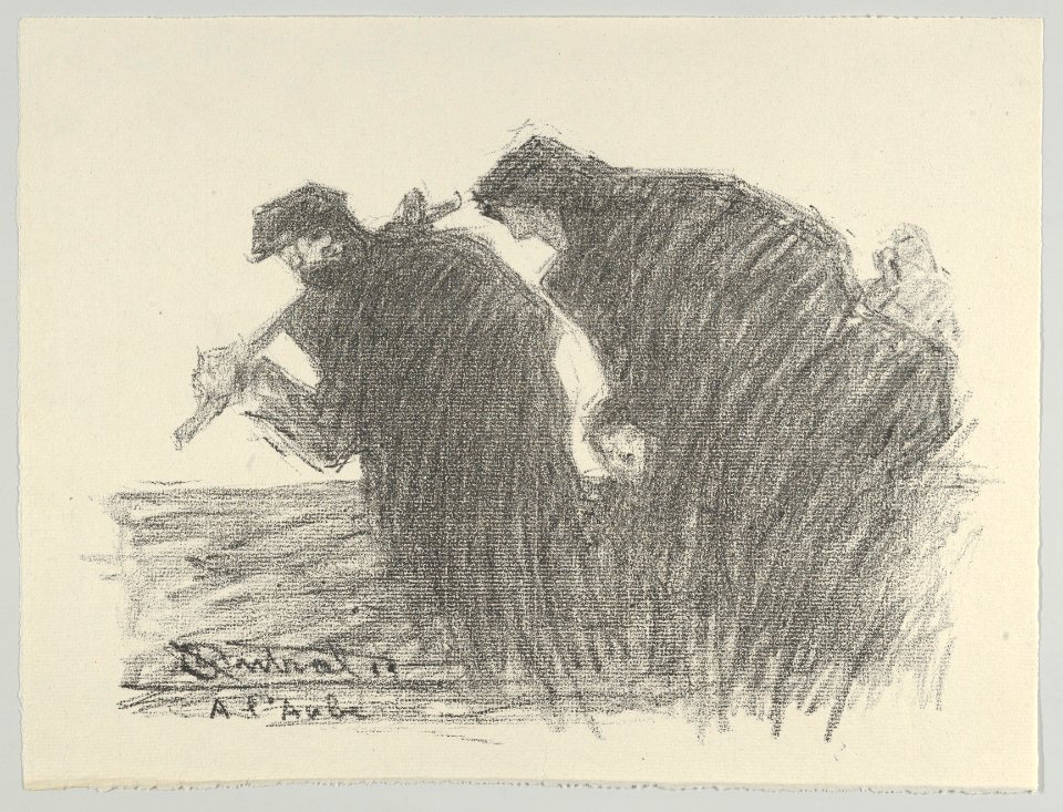 A l'aube, from Les Evacués MET DP842917