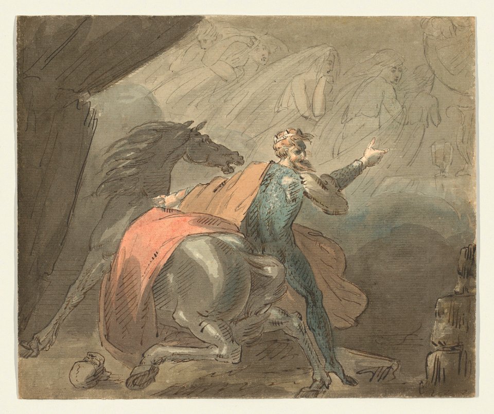 A King and a Horse with Ghostly Women MET DP857022