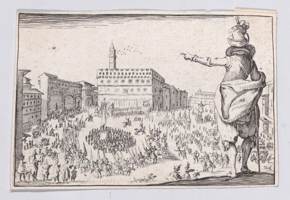A Festival on the Piazza della Signoria in Florence Met DP888317