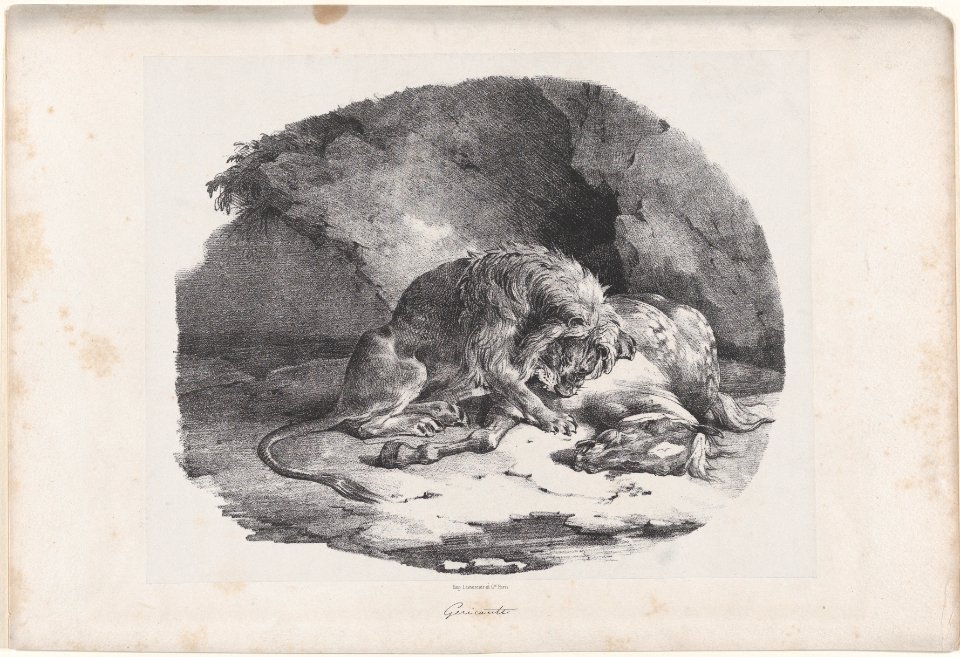 A Horse Being Eaten by a Lion MET DP874609