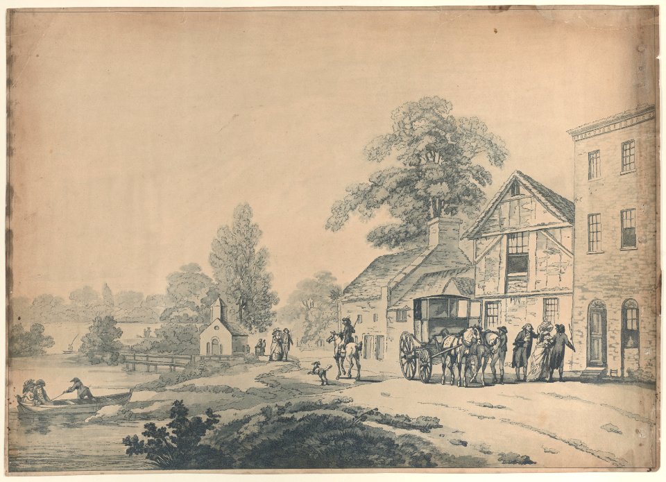 A Coach Outside an Inn Met DP885278