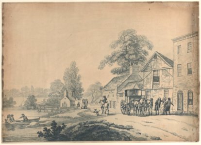A Coach Outside an Inn Met DP885278