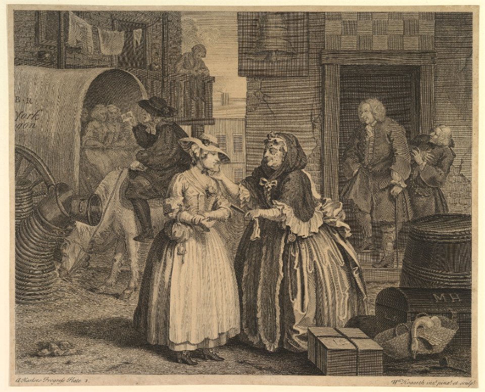 A Harlot's Progress, Plate 1 MET DP826942
