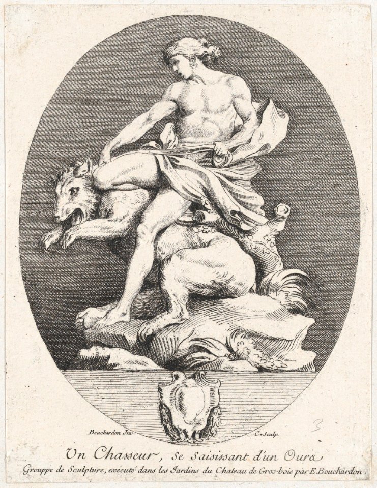 A Hunter Grabbing a Bear MET DP876442
