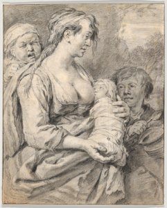 A Gypsy Mother with Three Children MET DP862160