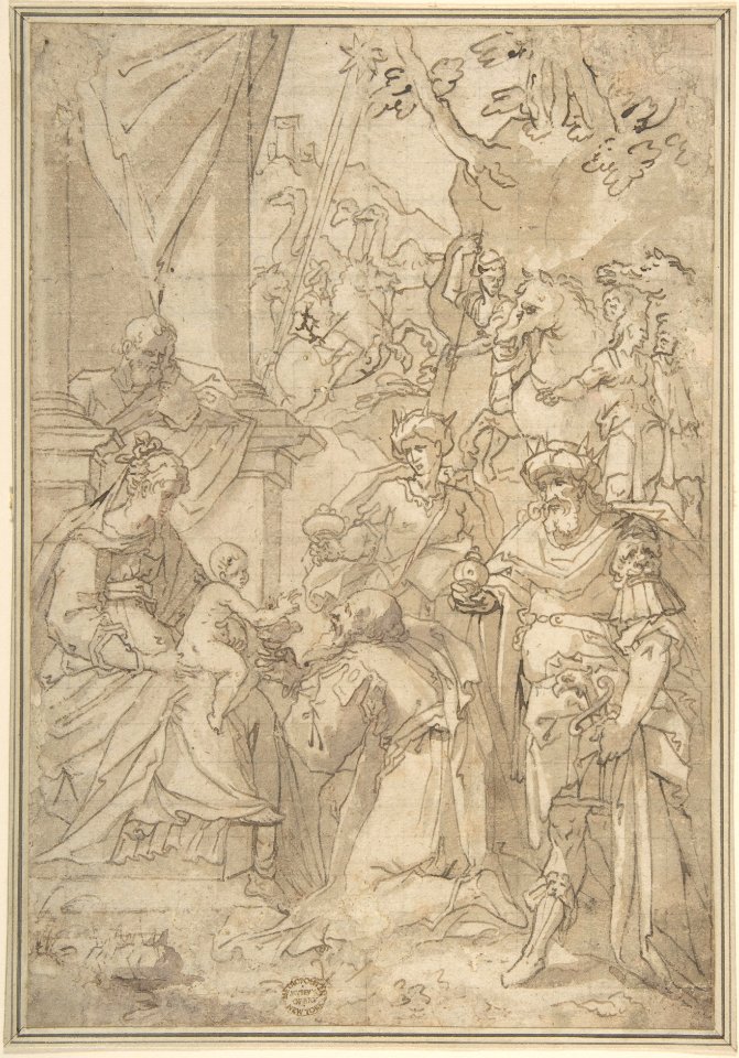 Adoration of the Magi MET DP801874