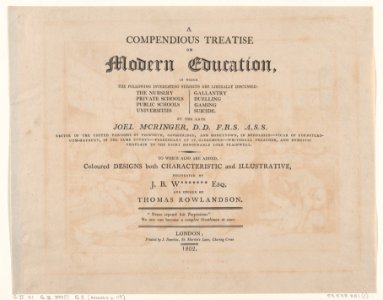 A Compendious Treatise on Modern Education MET DP873709