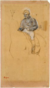 A Jockey on His Horse MET DT10959