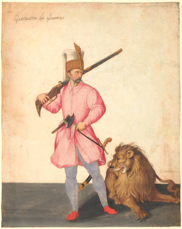 A Janissary "of War" with a Lion MET DP146518
