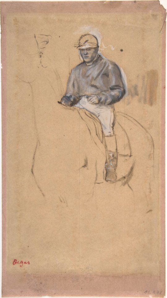 A Jockey on His Horse MET DP805825