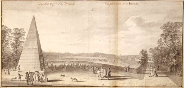 A General Plan and Prospective of Lord Viscount Cobham's Gardens at Stowe MET DT365872