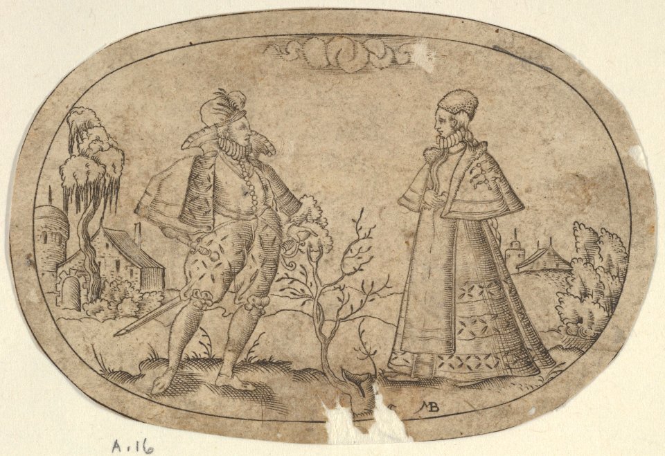 A Gentleman and a Lady, from Das Bossenbüchlein MET DP837085