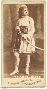 Adelaide Neilson, from the Actors and Actresses series (N45, Type 1) for Virginia Brights Cigarettes MET DP829947