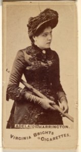 Adelaide Harrington, from the Actors and Actresses series (N45, Type 1) for Virginia Brights Cigarettes MET DP830458