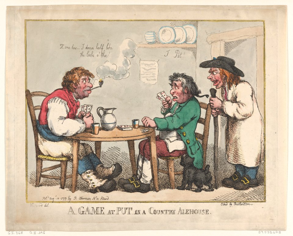 A Game at Put in a Country Alehouse MET DP872734