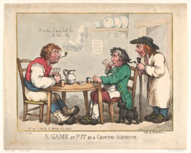A Game at Put in a Country Alehouse MET DP872734