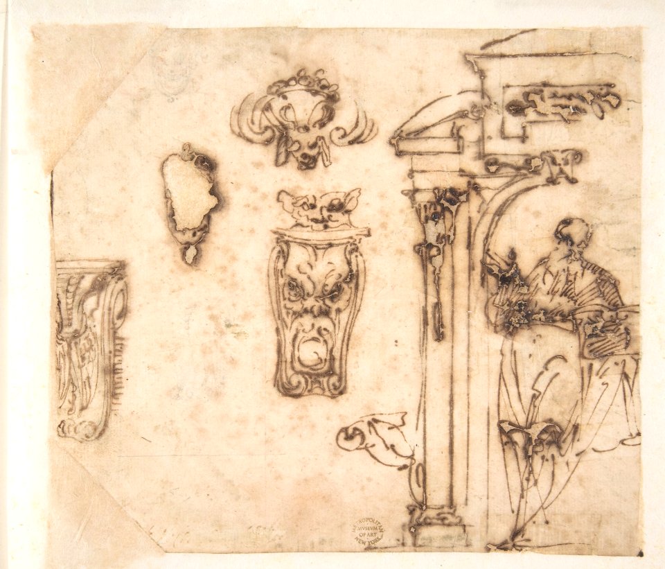 A Figure and Some Architectural Details. MET DP810671