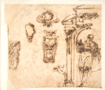 A Figure and Some Architectural Details. MET DP810671