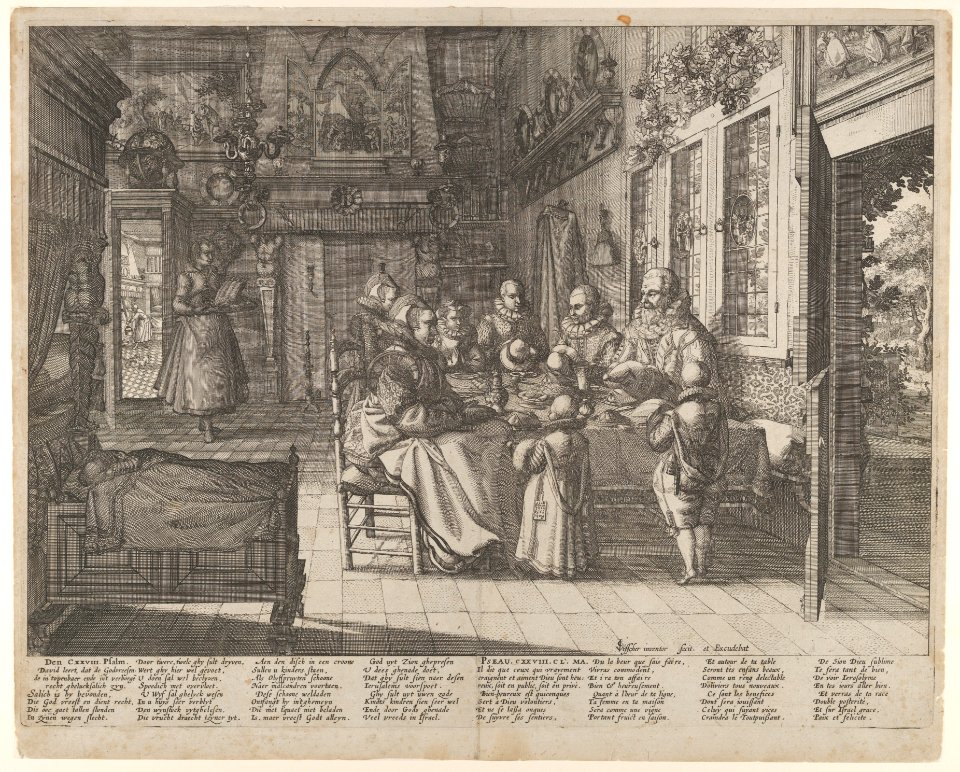 A Family Saying Grace MET DP836167