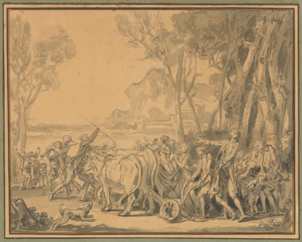 A Farmer Entrusting the Plow to His Son MET DP213776