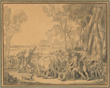 A Farmer Entrusting the Plow to His Son MET DP213776