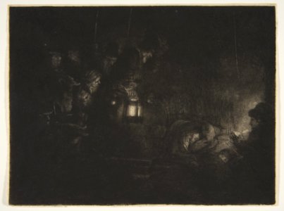 Adoration of the Shepherds- A Night Piece MET DP814777
