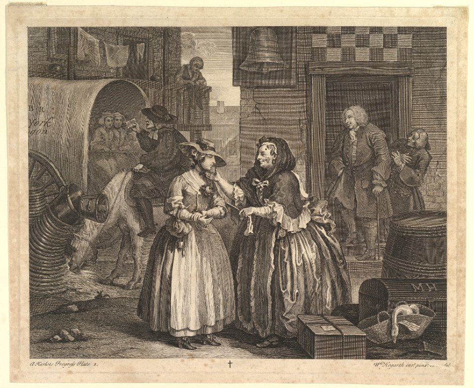 A Harlot's Progress, Plate 1 MET DP825199