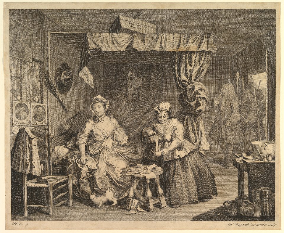 A Harlot's Progress, Plate 3 MET DP826941
