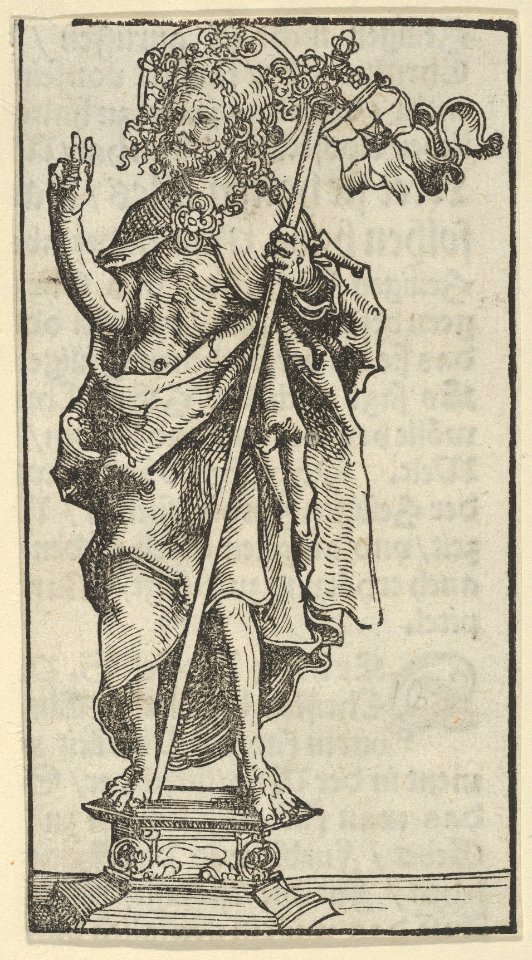 A Silver Statuette of the Risen Christ, from the Wittenberg Reliquaries MET DP842101