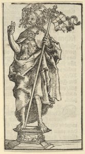 A Silver Statuette of the Risen Christ, from the Wittenberg Reliquaries MET DP842101