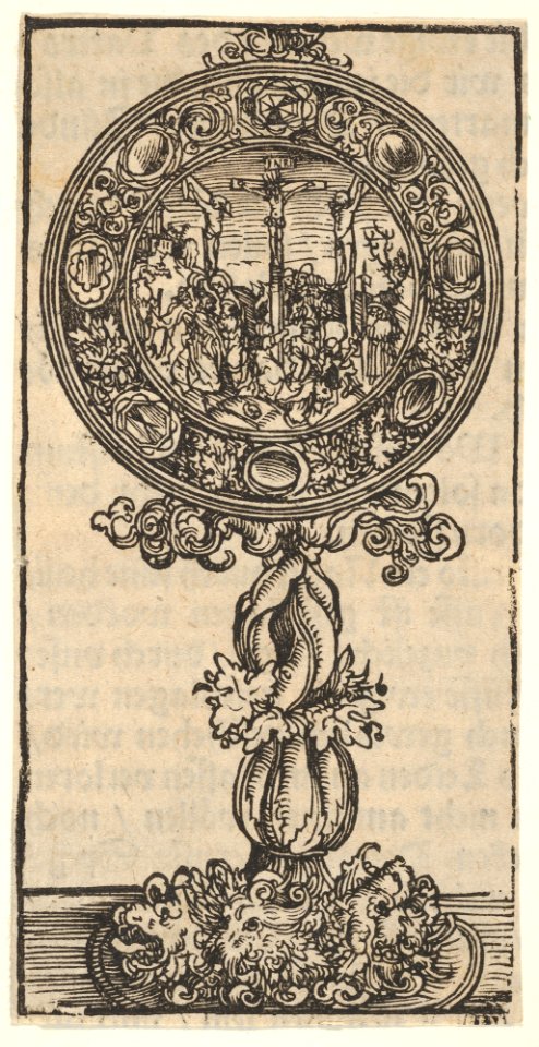 A Silver-Gilt Pacifical with a Crucifixion, from the Large Series of Wittenberg Reliquaries MET DP832122