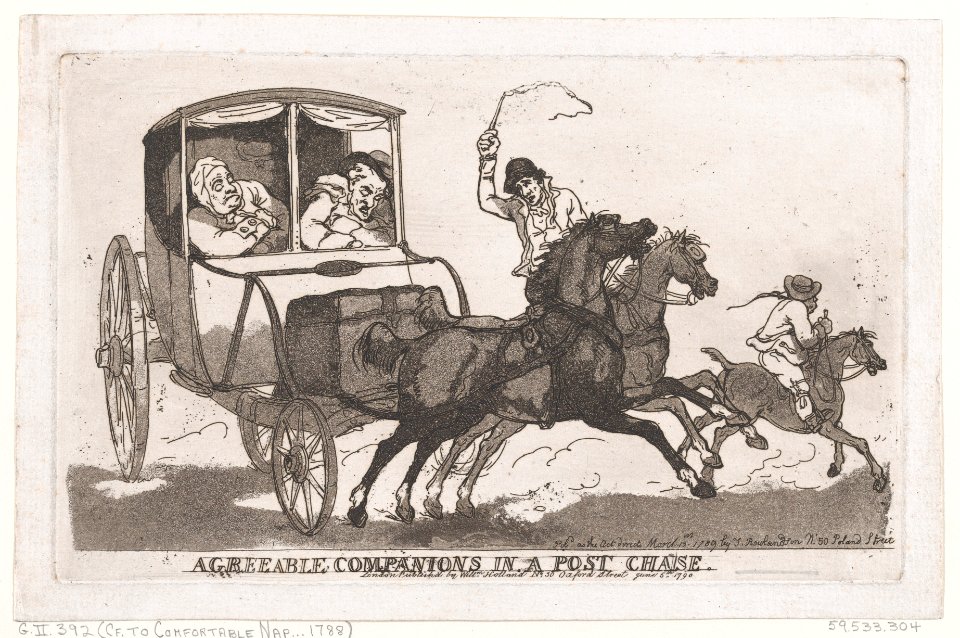 Agreeable Companions in a Post Chaise MET DP871984