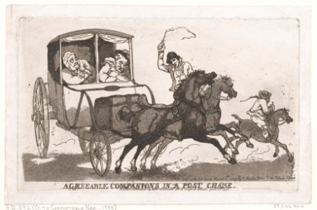 Agreeable Companions in a Post Chaise MET DP871984