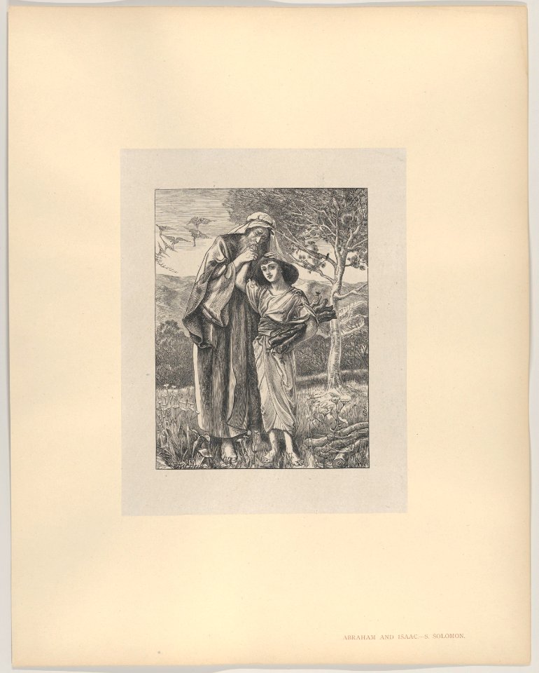 Abraham and Isaac (Dalziels' Bible Gallery) MET DP835651