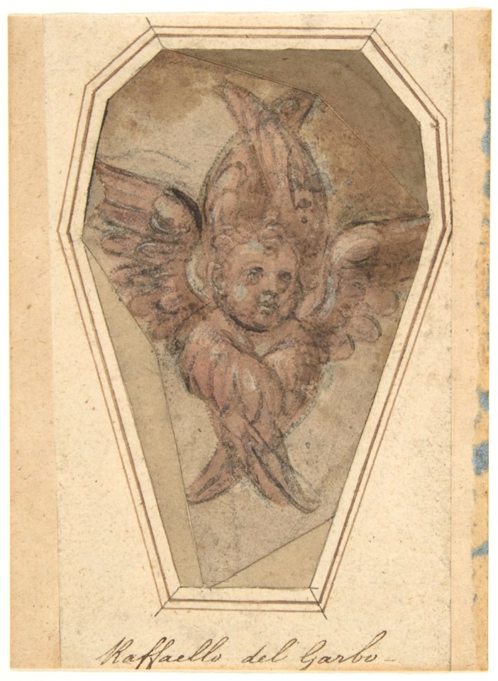 A Seraph (Cartoon for an Embroidery) MET DP809877