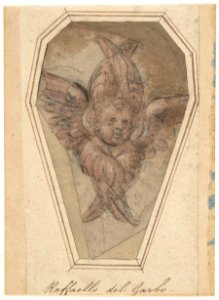 A Seraph (Cartoon for an Embroidery) MET DP809877