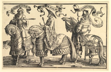 Ahaz, Hezekiah, Manasses, from The Twelve Kings of Israel MET DP819236