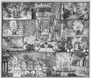 Accession of William and Mary to the Throne of England, April 21, 1689- Celebrations in London, Hamburg, and the Northern Netherlands MET MM42430