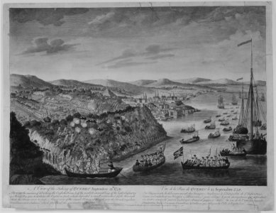 A View of the Taking of Quebec, September 13, 1759 MET MM7995