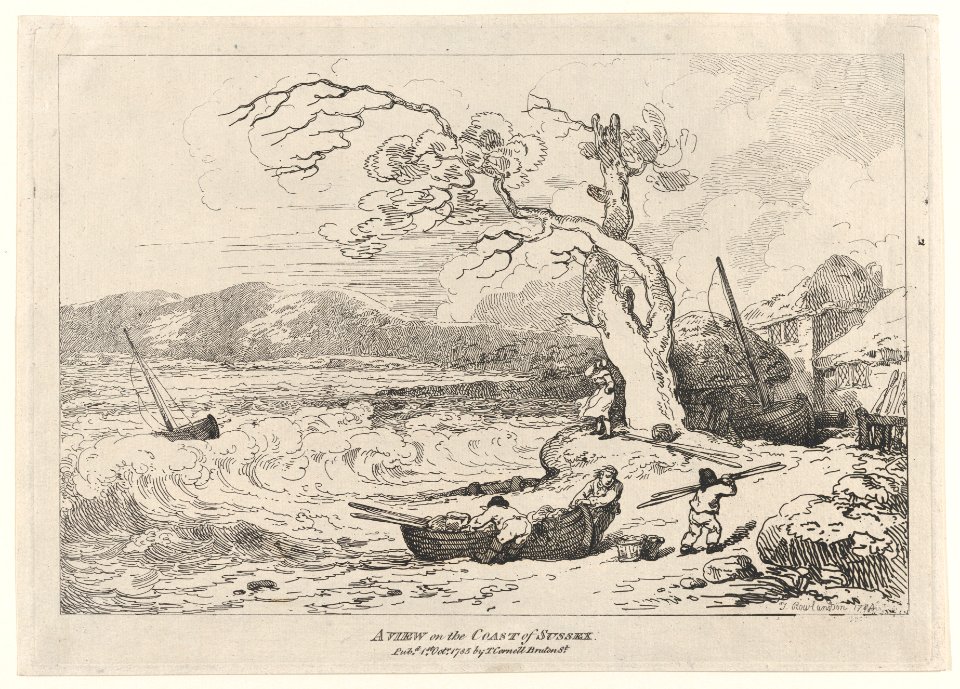 A View on the Coast of Sussex MET DP871854