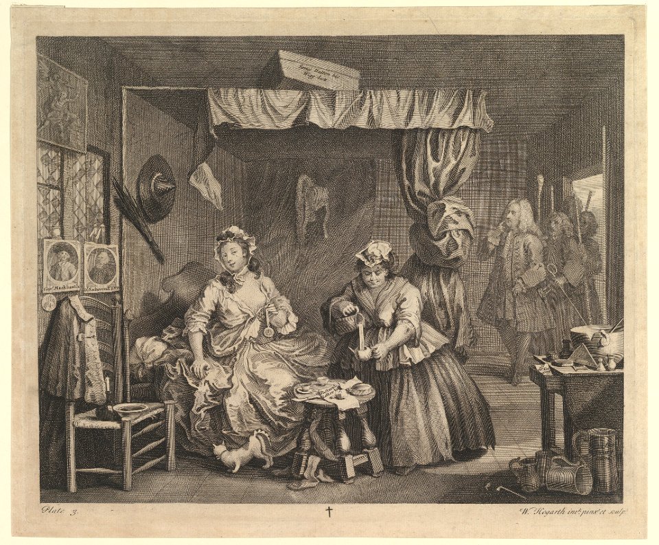 A Harlot's Progress, Plate 3 MET DP825203