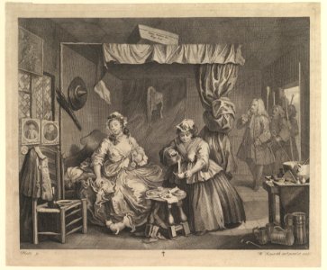 A Harlot's Progress, Plate 3 MET DP825203