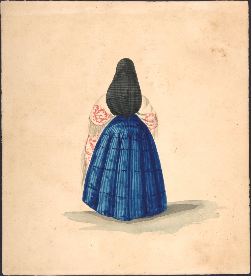A Standing Woman Seen from the Back MET DP800843