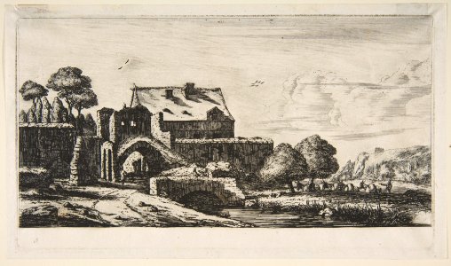 A Water-mill near Saint-Denis MET DP813103