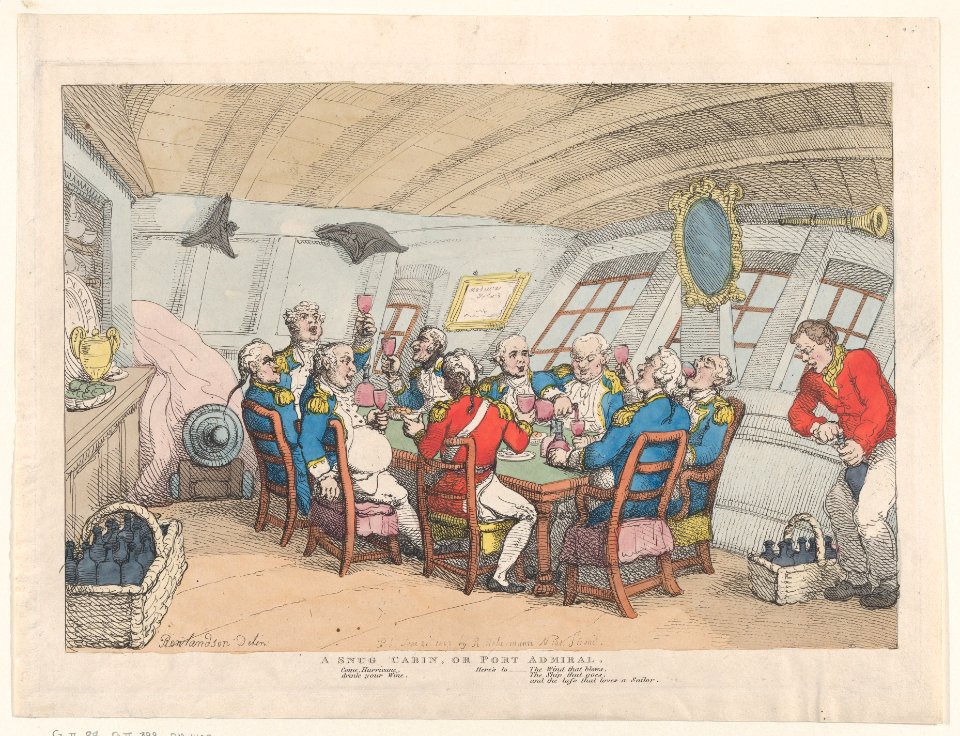 A Snug Cabin, or the Port Admiral MET DP873915