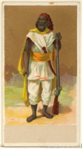 Abyssinia, from the Natives in Costume series (N16), Teofani Issue, for Allen & Ginter Cigarettes Brands MET DP834860